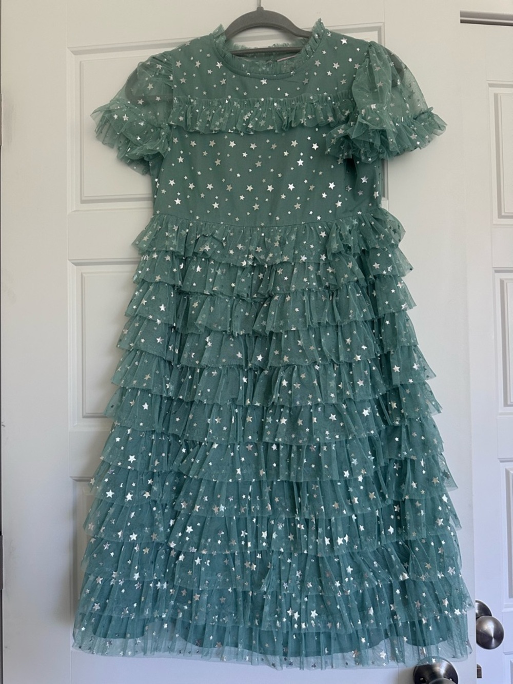 Mini Boden - Green Star Dress